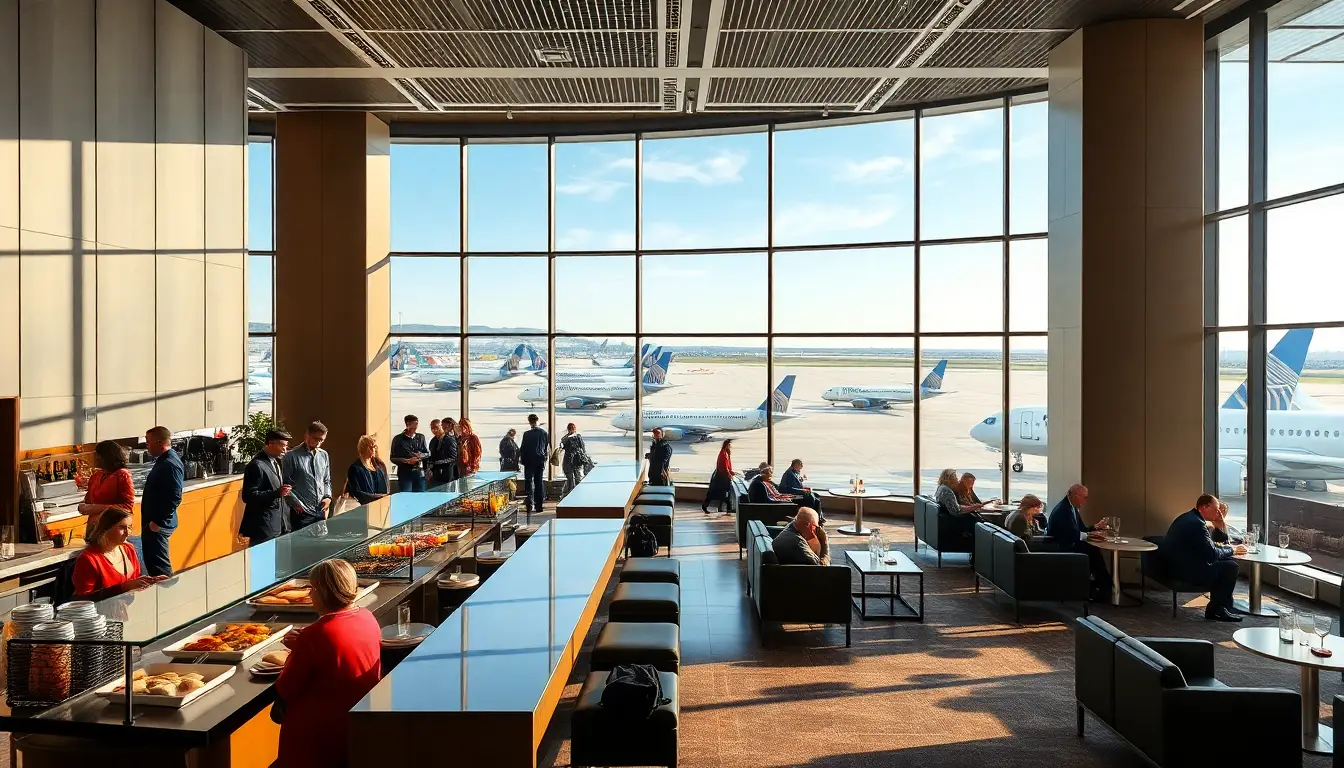 United Airlines Lounge Expansion Reveals Hub Economics