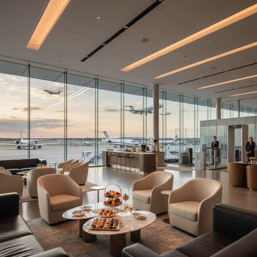 AA Ups Luxury Game with Private Terminal Access