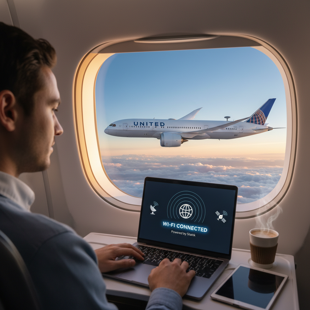 United Takes The Lead In Free Wi-Fi With Starlink Rollout