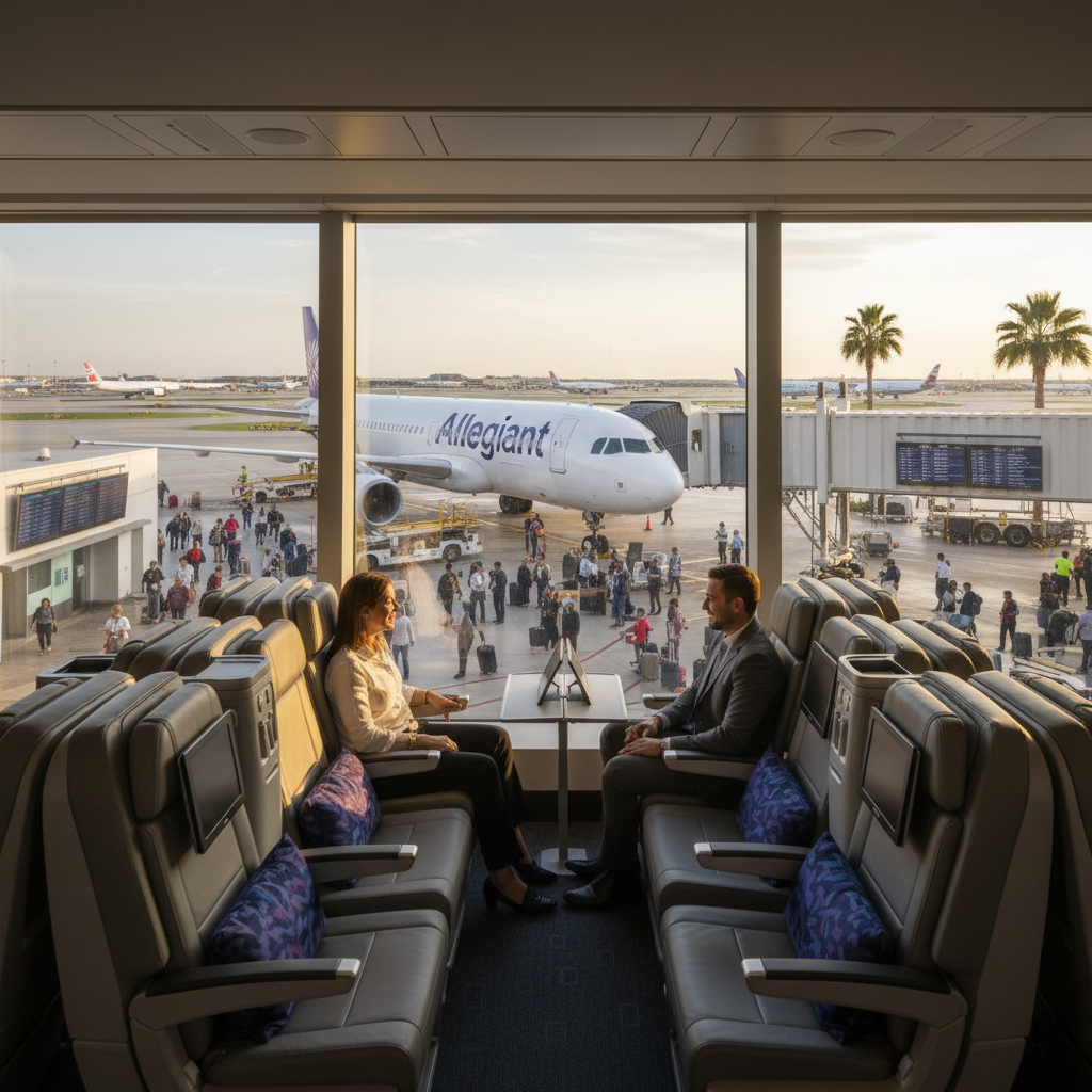 Allegiant Air Upscales With First Class, Free Economy Drinks